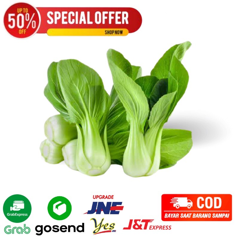 

pakcoy sendok 250 gr sayur sayuran segar organik bandung