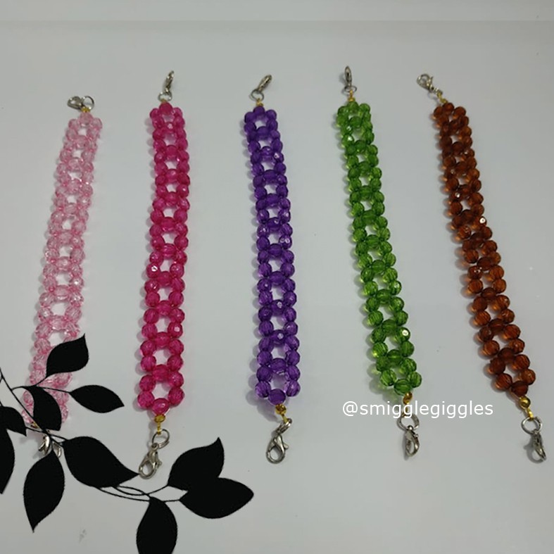 CONNECTOR MASKER HIJAB Kristal Sintetis