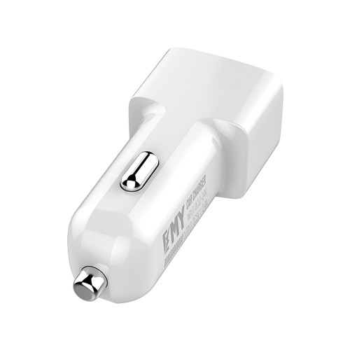 Car charger fast charge EMY 2usb with auto-id free cable micro