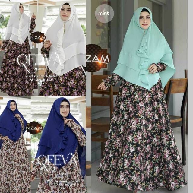 TERLARIS Gamis Syar'i Qeeva Ori Nizam