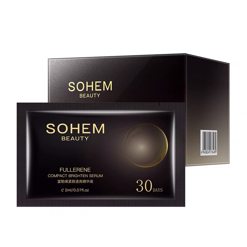 SOHEM BEAUTY FULLERENE COMPACT BRIGHTEN SERUM WAJAH KOREA WANITA FACIAL