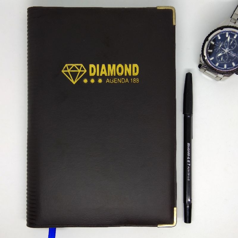 

Buku Agenda Kulit DIAMOND 188 Coklat