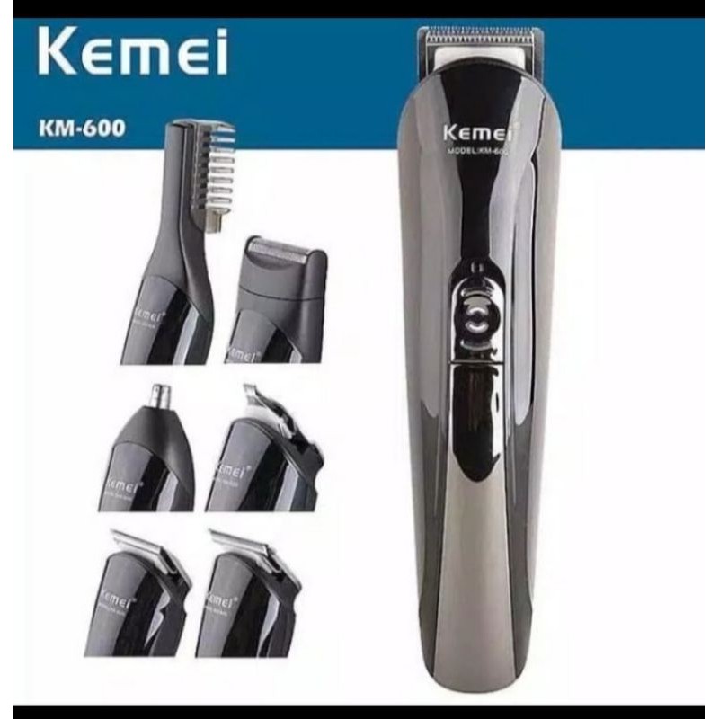 Alat Cukur Mesin cukur KEMEI Professional Hair Trimmer 6in1