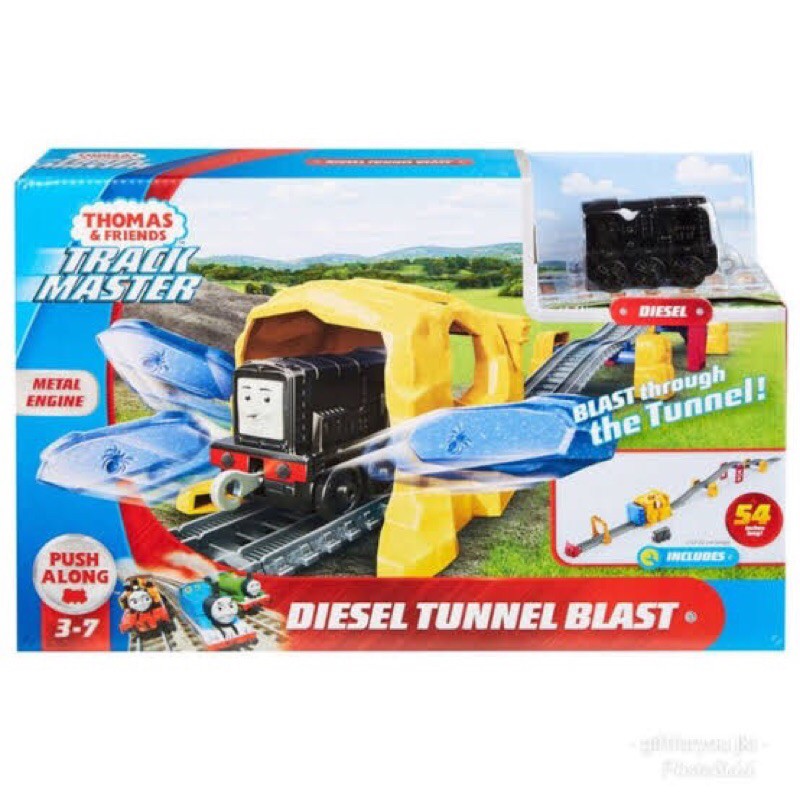 MATTEL Thomas And Friends Diesel Tunnel blast Track Set - Mainan Kereta Api Thomas And friends