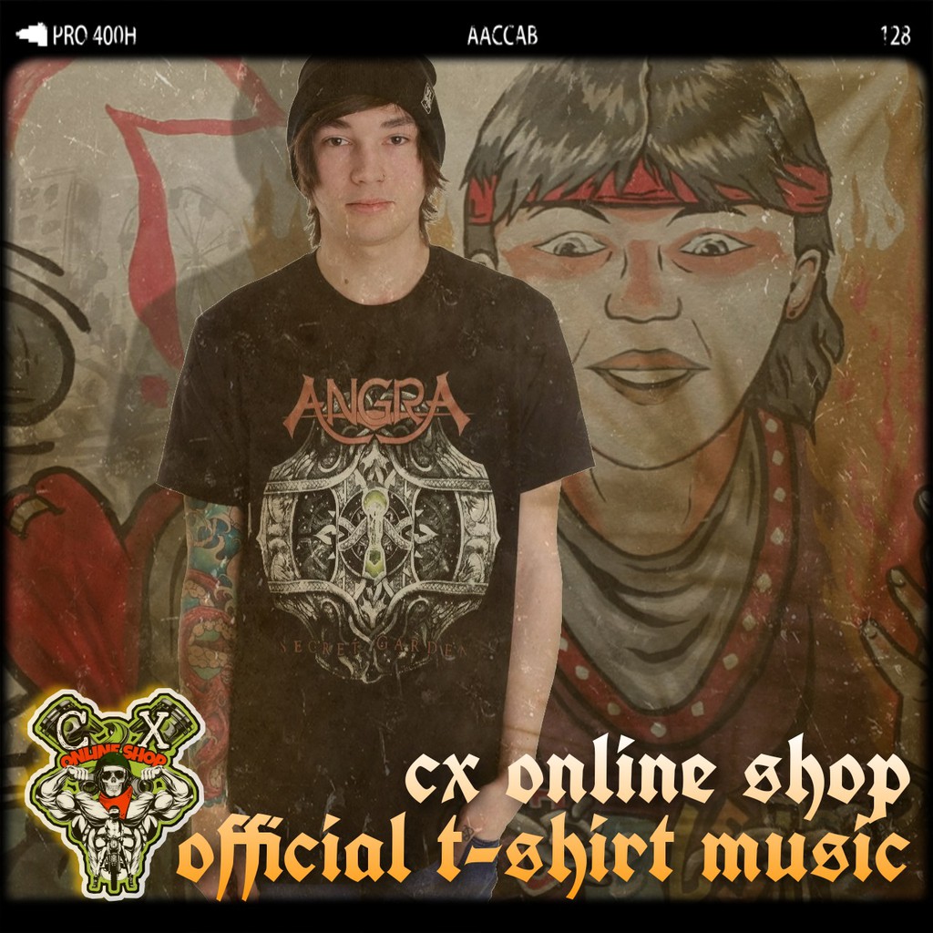 KAOS MUSIK METAL ANGRA ║ KAOS BAND MUSIK METAL TERLENGKAP ║ KAOS DISTRO MUSIK ROCK