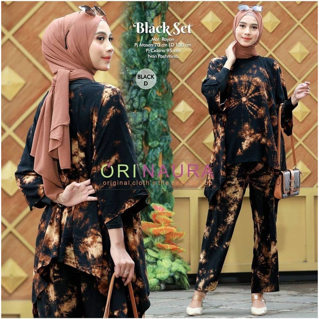 COD Setelan Waka - Baju One Set Wanita - Setelan Wanita LD 130 - Pakaian Wanita Jumbo - Setelan Tie Dye