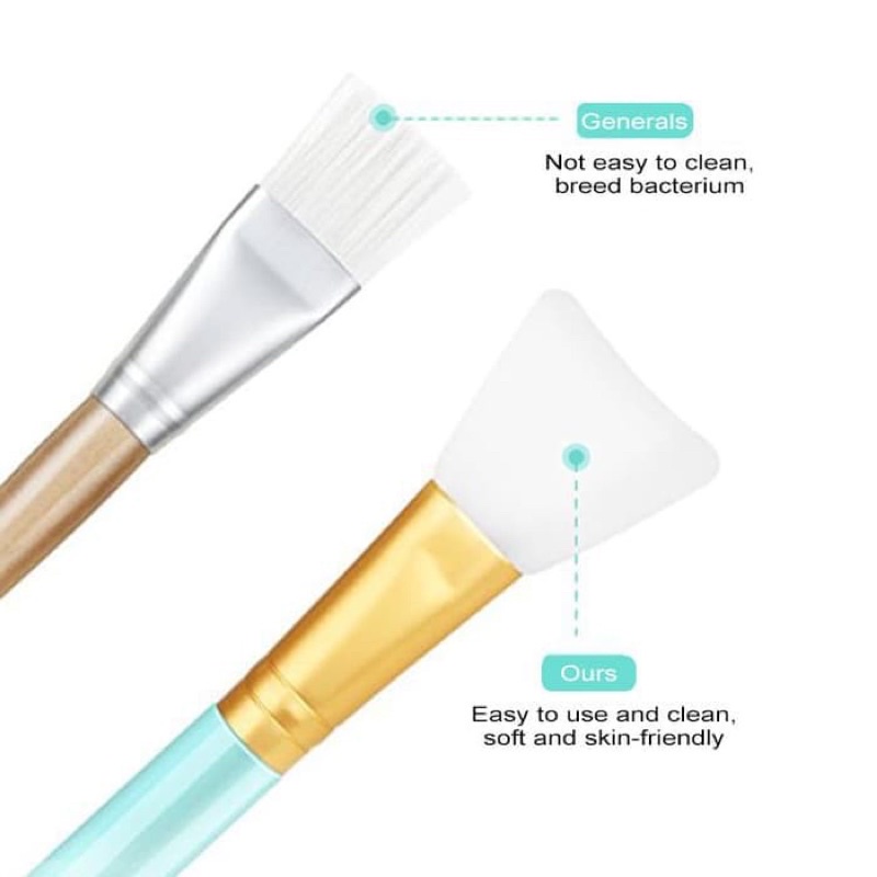 Kuas silicone masker brush silikon beauty tools alat kecantikan