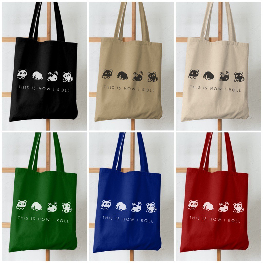 BIG SALE 3.3 Totebag Terbaru Berbahan Kanvas BERESLETING | Totebag Hitam | Totebag Cream Edisi Terbaru 2021