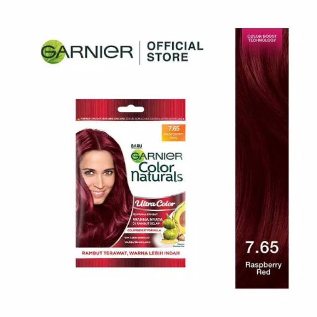 New Garnier  Color Naturals Ultra Color Cat  Rambut  7 65 