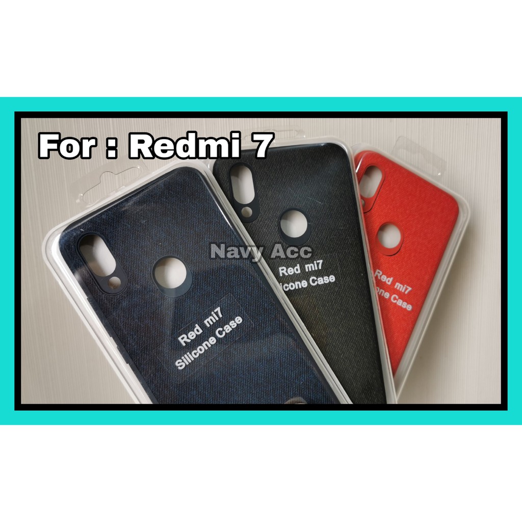 Case Redmi Note 7 - Redmi 7 - Silicon Case Motif Jeans