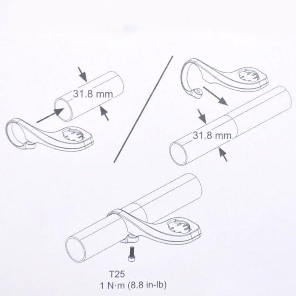 Lanfy Sepeda Komputer Holder 200 /520 /800 /250 /810 /1000 Hitam Base Tetap Timer Handle GPS Stang Extender