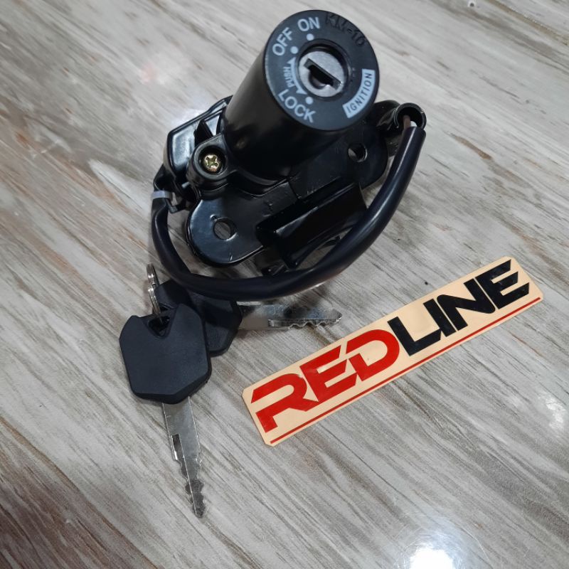 KUNCI KONTAK KEYSET KONTAK KAWASAKI KLX 150 KSR 110 LOKAL BAGUS REDLINE