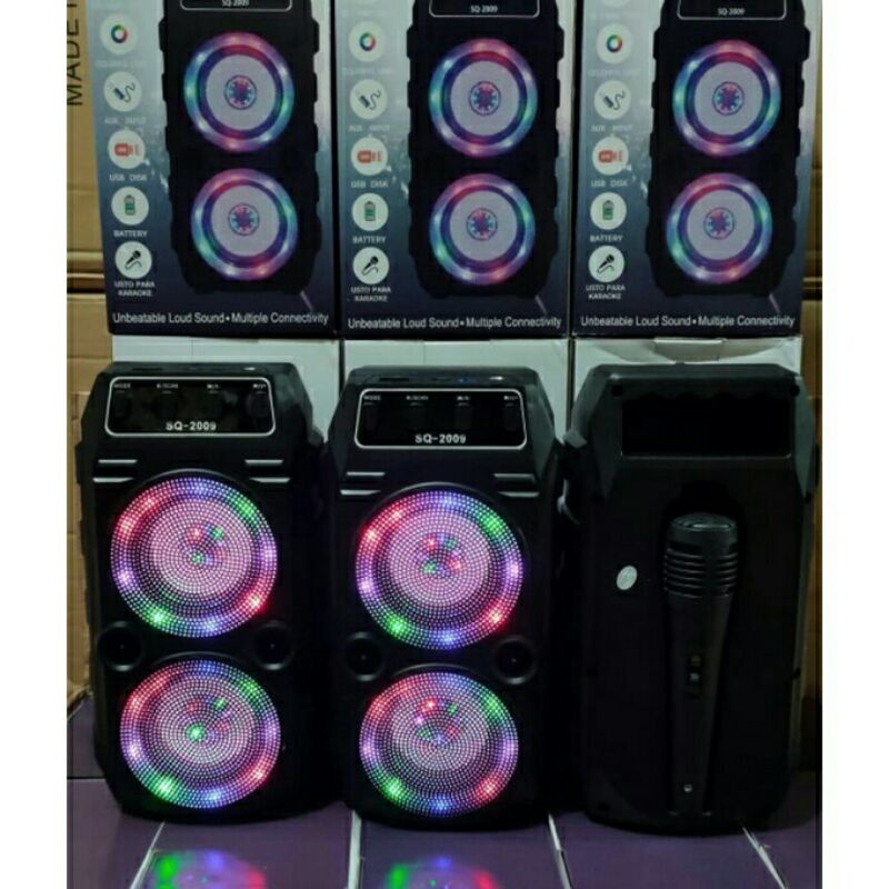 SQ 2009 speaker bluetooth + mic karaoke SQ 2009/2008 speaker bluetooth