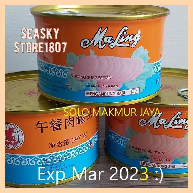 

[ MA LING PORK CANNED FOOD / BABI MAH LING MAKANAN KALENG MALING KALENG]