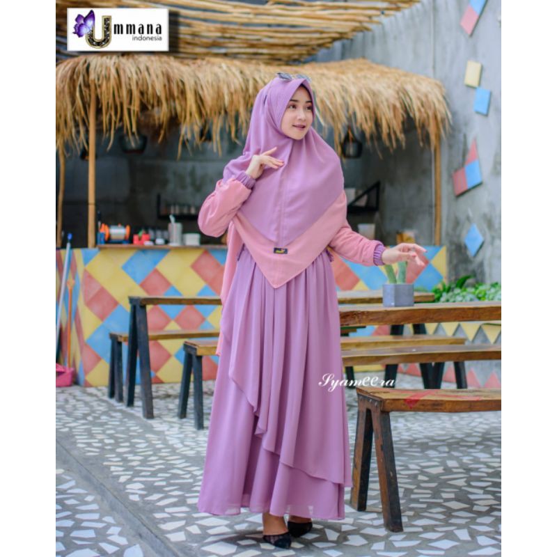 GAMIS SYARI SYAMEERA ORIGINAL UMMANA INDONESIA