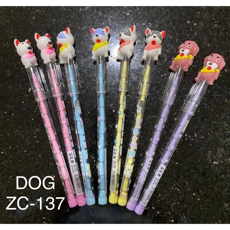 

PENSIL BENSIA CABUT SUSUN / PENSIL KEPALA KARAKTER ANJING LUCU