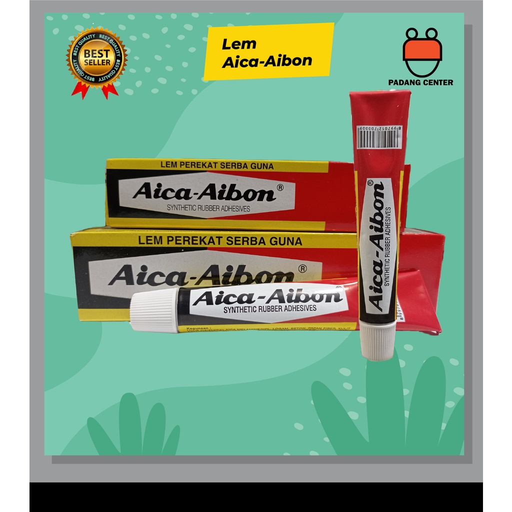 LEM AICA AIBON PASTA 18 gram &amp; 40 gram / LEM AICA AIBON / AICA AIBON / LEM KAYU / PEREKAT KAYU / LEM SERBAGUNA / LEM WARNA KUNING / LEM KUNING / LEM PASTA / AICA AIBON PASTA