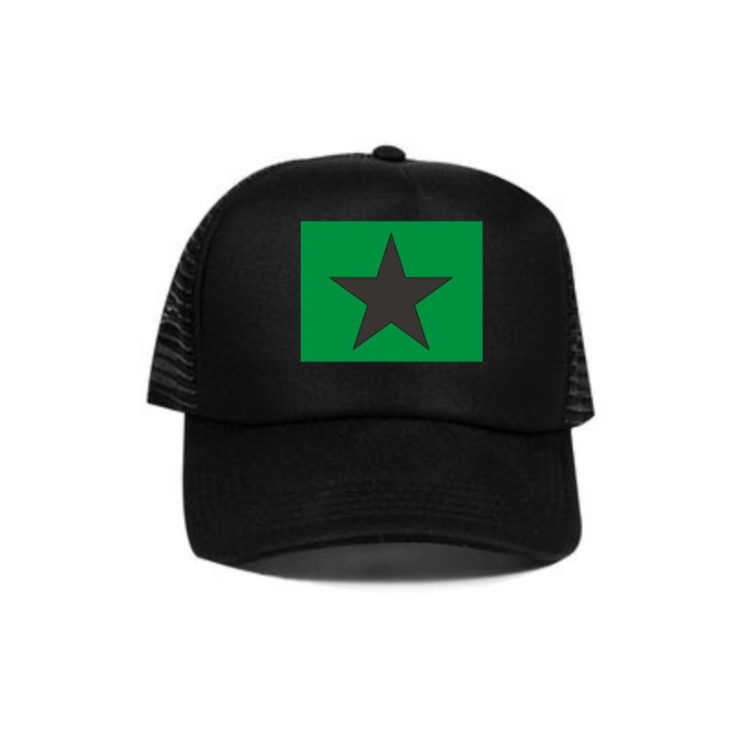 Topi Trucker Bintang Square - GREEN