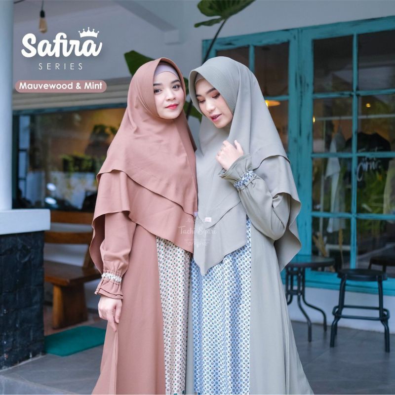 GAMIS SAFIRA DRESS ONLY SYARI BUSUI TERBARU TACHI SYARI RAYON PURE SATIN