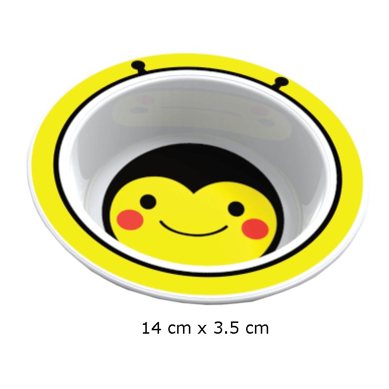 Baby Safe Bowl SK001 Yellow Bee Mangkuk Makan Anak