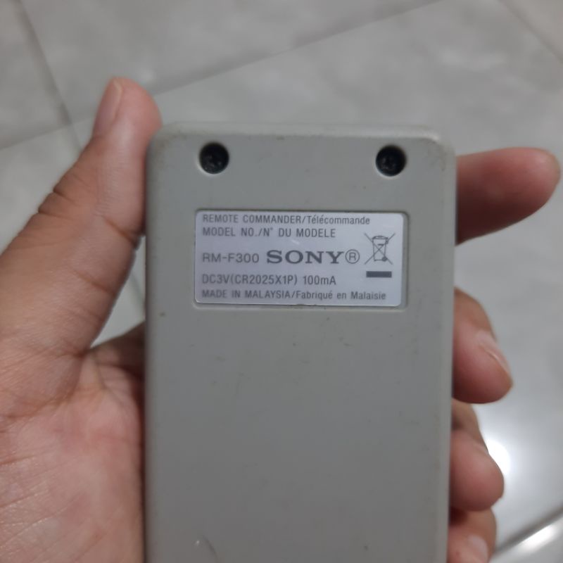 REMOTE REMOT CAMCORDER SONY RM-F300 ORIGINAL ASLI