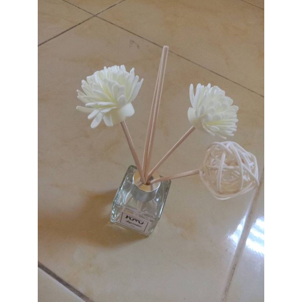 GS8pro Pengharum Parfum Ruang Parfum Ruangan Aroma Pewangi Minyak Parfum Diffuser Reed Rattan Sticks Blue Wind 50 ML Fireless Lavender Jasmine LAVEFIRE