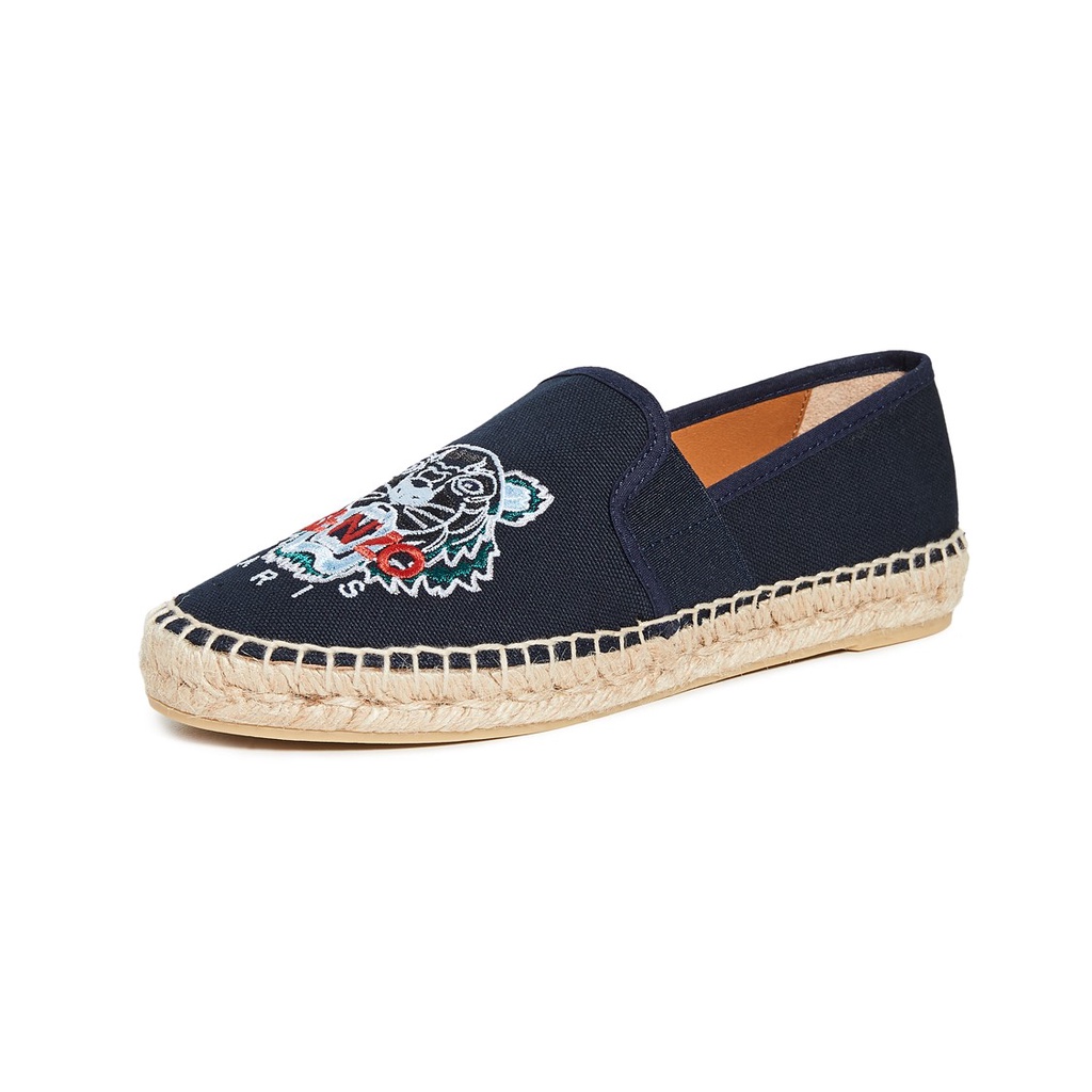 Knzo Tiger Elastic Espadrilles Navy/Red 100% Authentic