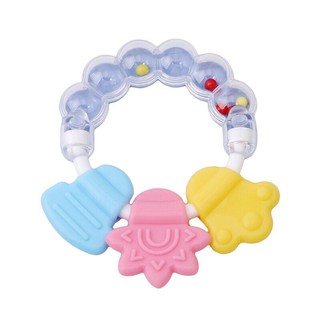 Teether Kerincingan bunyi  Genggam bayi  dan anak bahan aman 