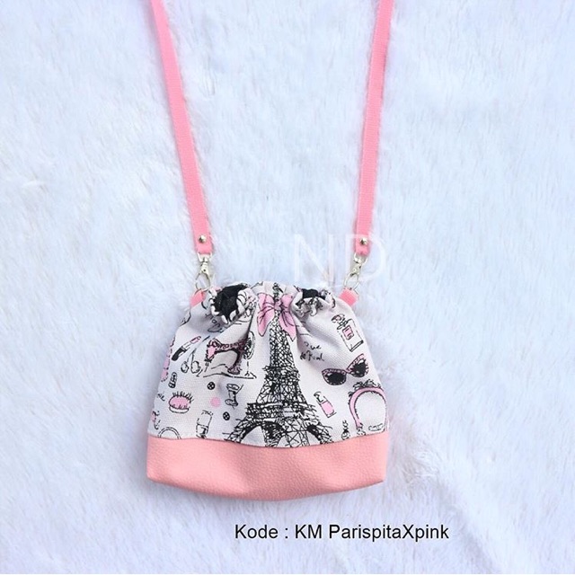 

Mini Kerut Pita Pink