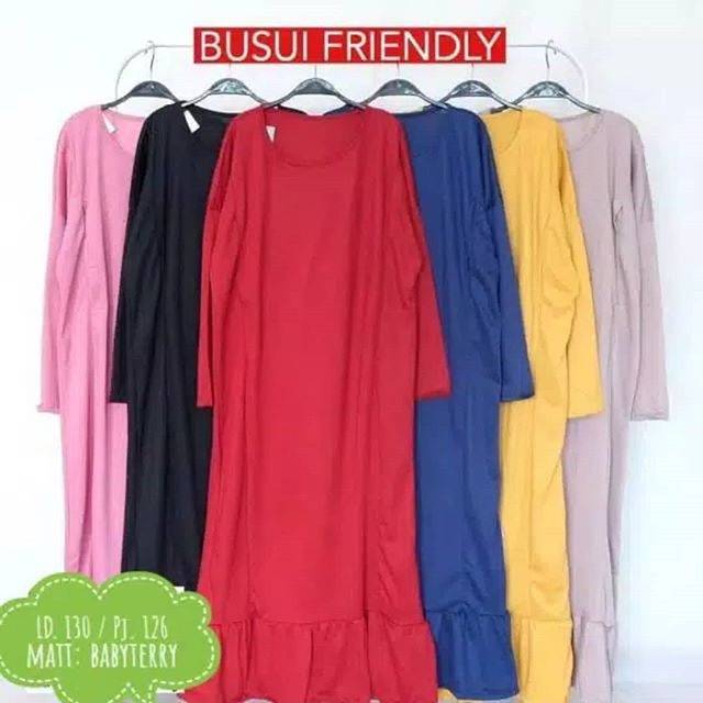 Baju menyusui gamis menyusui nursing wear