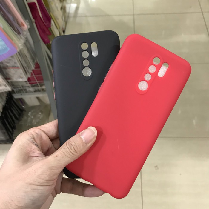 REDMI 9 PREMIUM SOFT JELLY COLOR CASE WITH CAMERA PROTECTOR