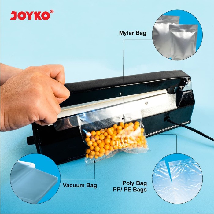 mesin sealer Impulse Heat Sealer Mesin Penyegel Joyko IS-915 Besi 20 cm