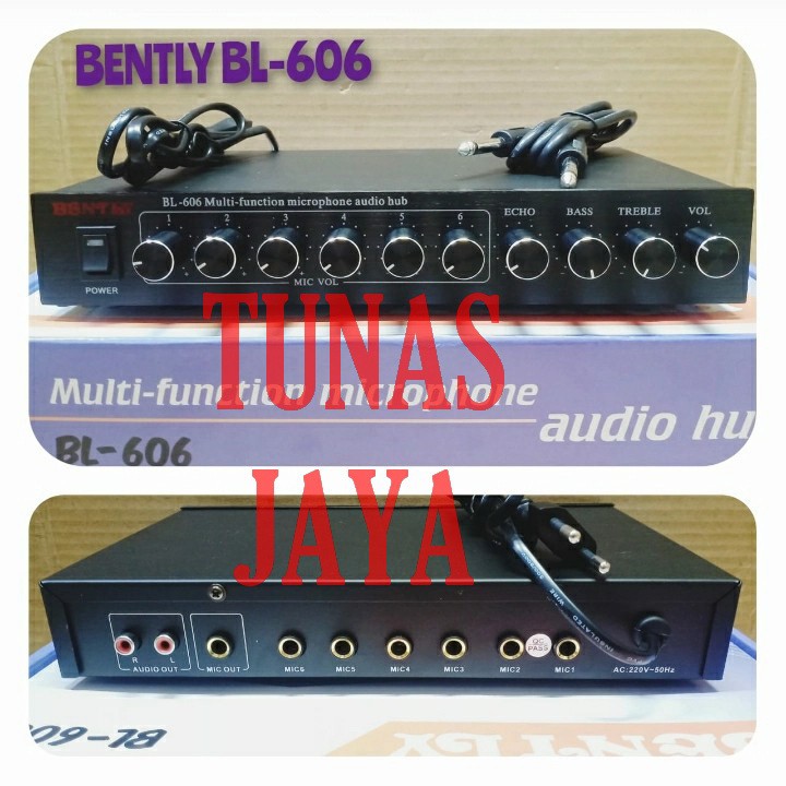 PEMBAGI MIC BENTLY BL 606 BL606 6 CHANNEL 6 MIC