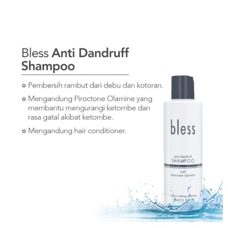 Bless Anti Dandruff Shampoo 200ml | Anti Ketombe