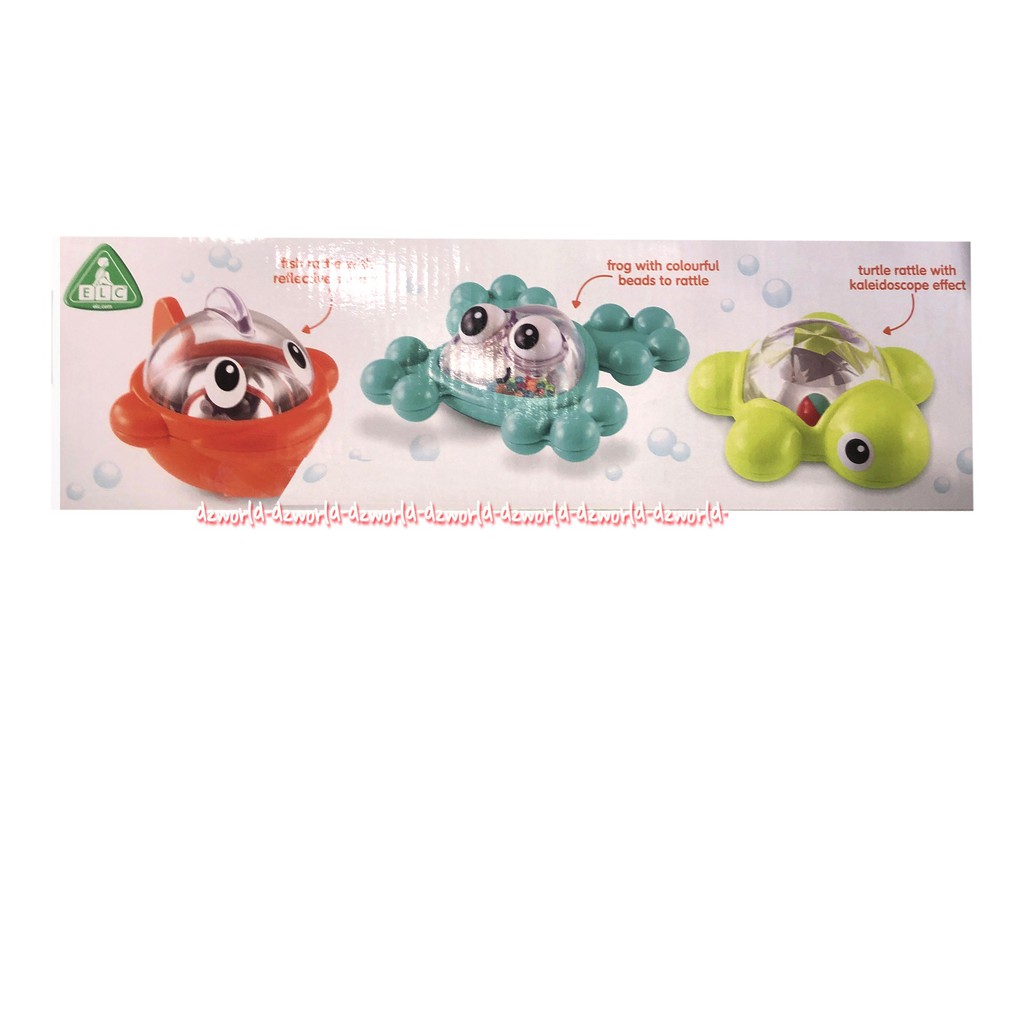 ELC Bathtime Rattle and Roll Friends Mainan Balap Kepiting 3pcs