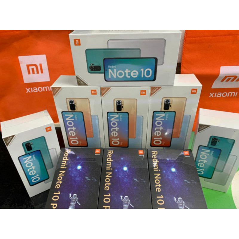 XIAOMI REDMI NOTE 10 RAM 4GB ROM 64GB 4/64GB GARANSI RESMI XIAOMI INDONESIA TAM