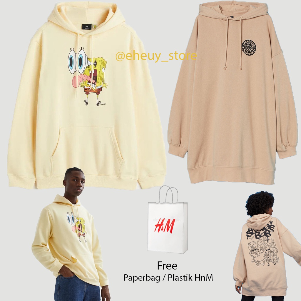 Hoodie H&amp;M Spongebob soft yellow Sweater Spongebob