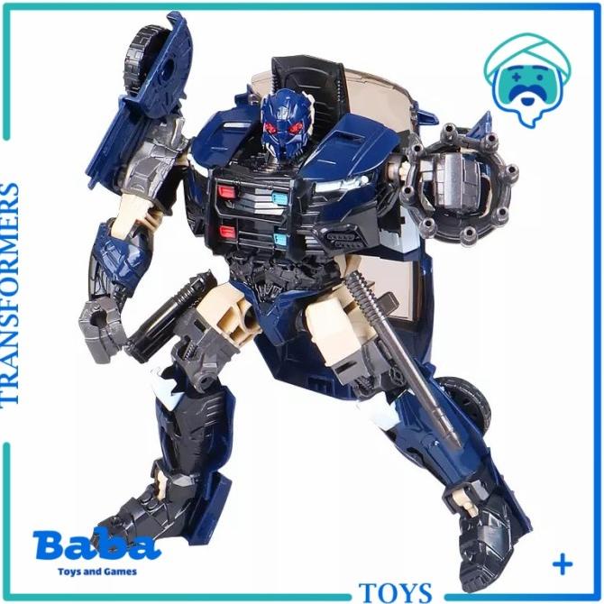 Mainan Robot Bmb Transformers Police Barricade Deformation Original