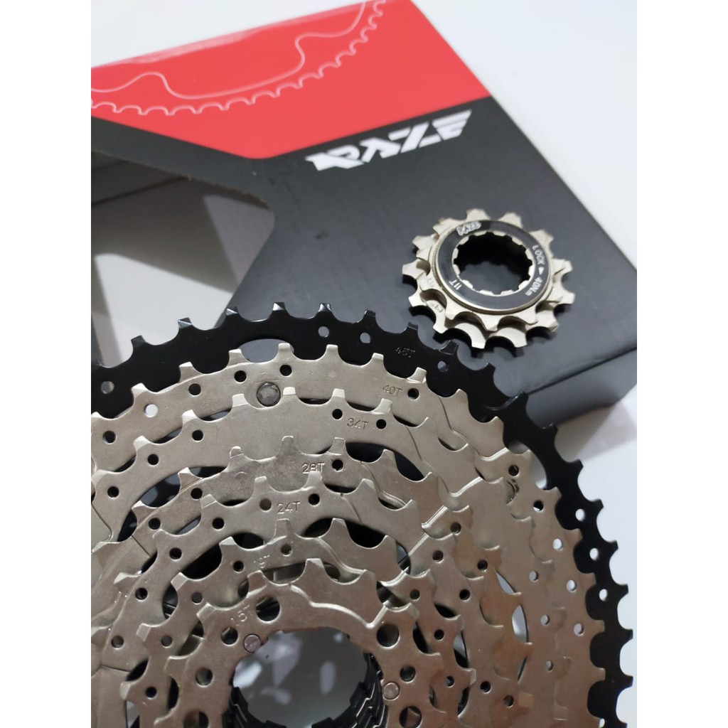 Raze Sprocket cassette 9 speed 11-46T sepeda MTB lipat