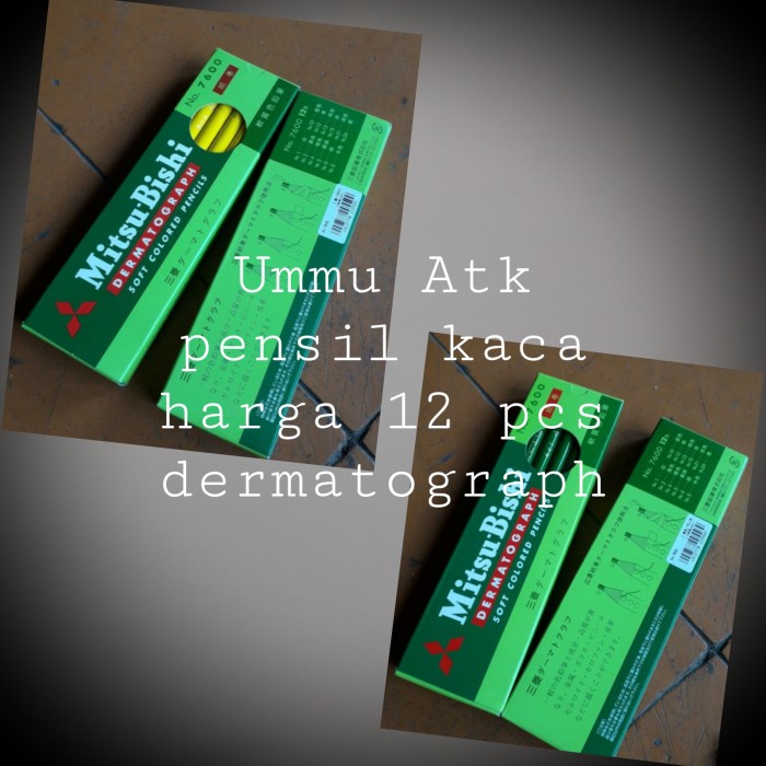 

Hemat Pensil Kaca Mitsu Bishi No.7600. Bagus