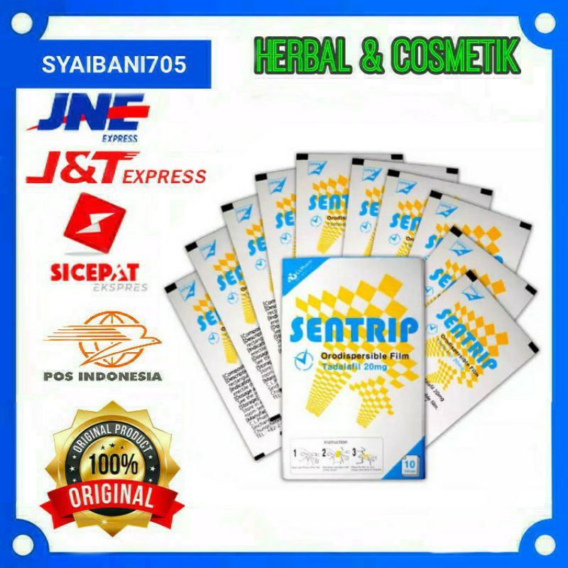 SENTRIP HERBAL ASLI ISI 10 PERMEN SENTRIP 100% ASLI KOREA PALING AMPUH
