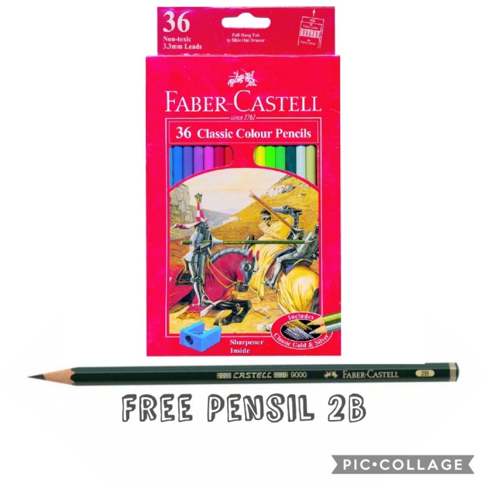 

Jualan Faber Castell Classic Colour Pencil 36 Warna Pensil Warna Free Pensil Limited
