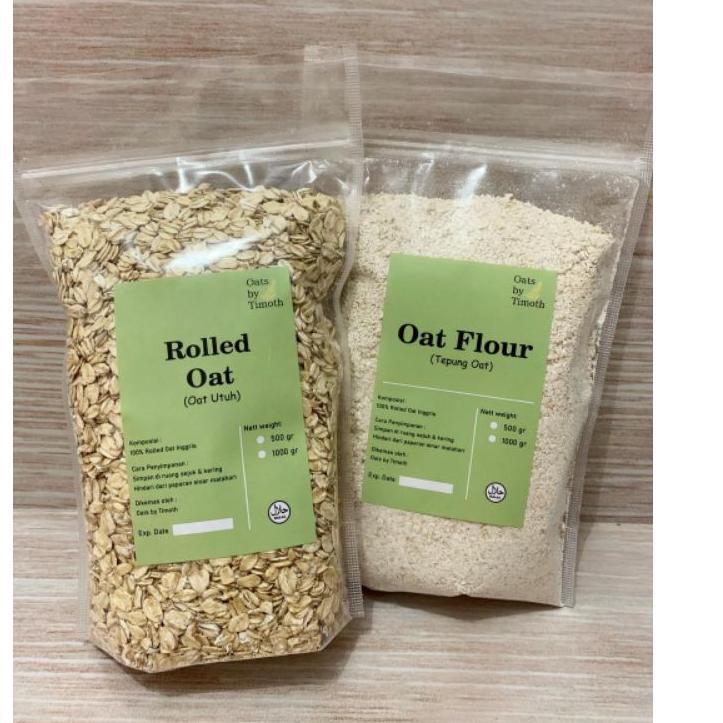 

86 Rolled Oats - Oat Flour (Tepung Oat) dijamin Halal - Organik ➷➜ ➧ ｀