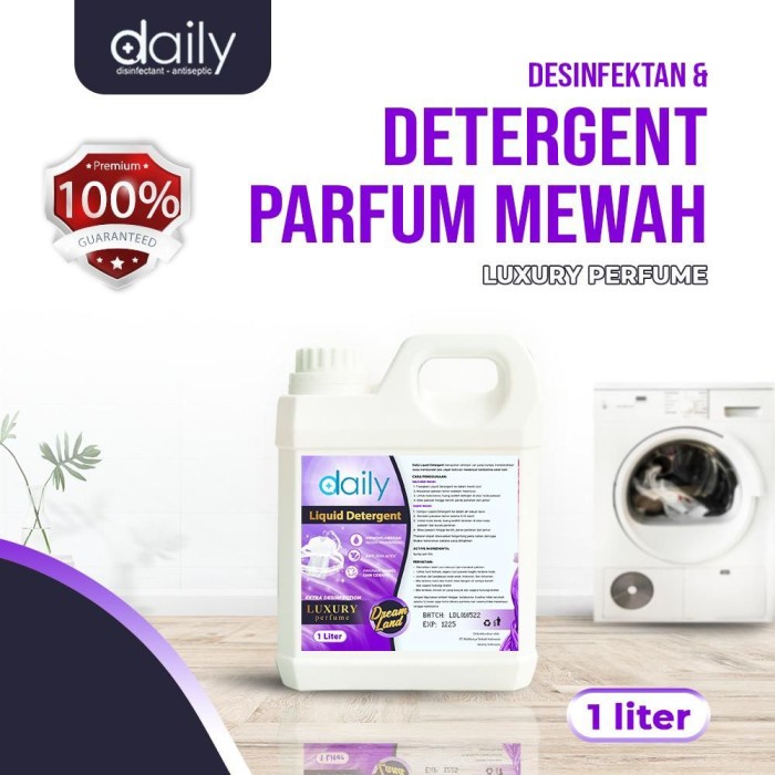 DETERJEN CAIR LUXURY PERFUME LIQUID LAUNDRY DETERGENT DAILY 1 LITER PREMIUM