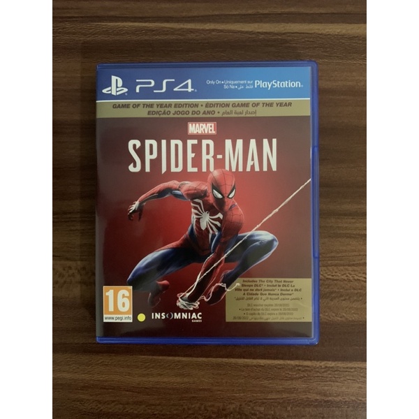 Marvel Spiderman PS4 BD