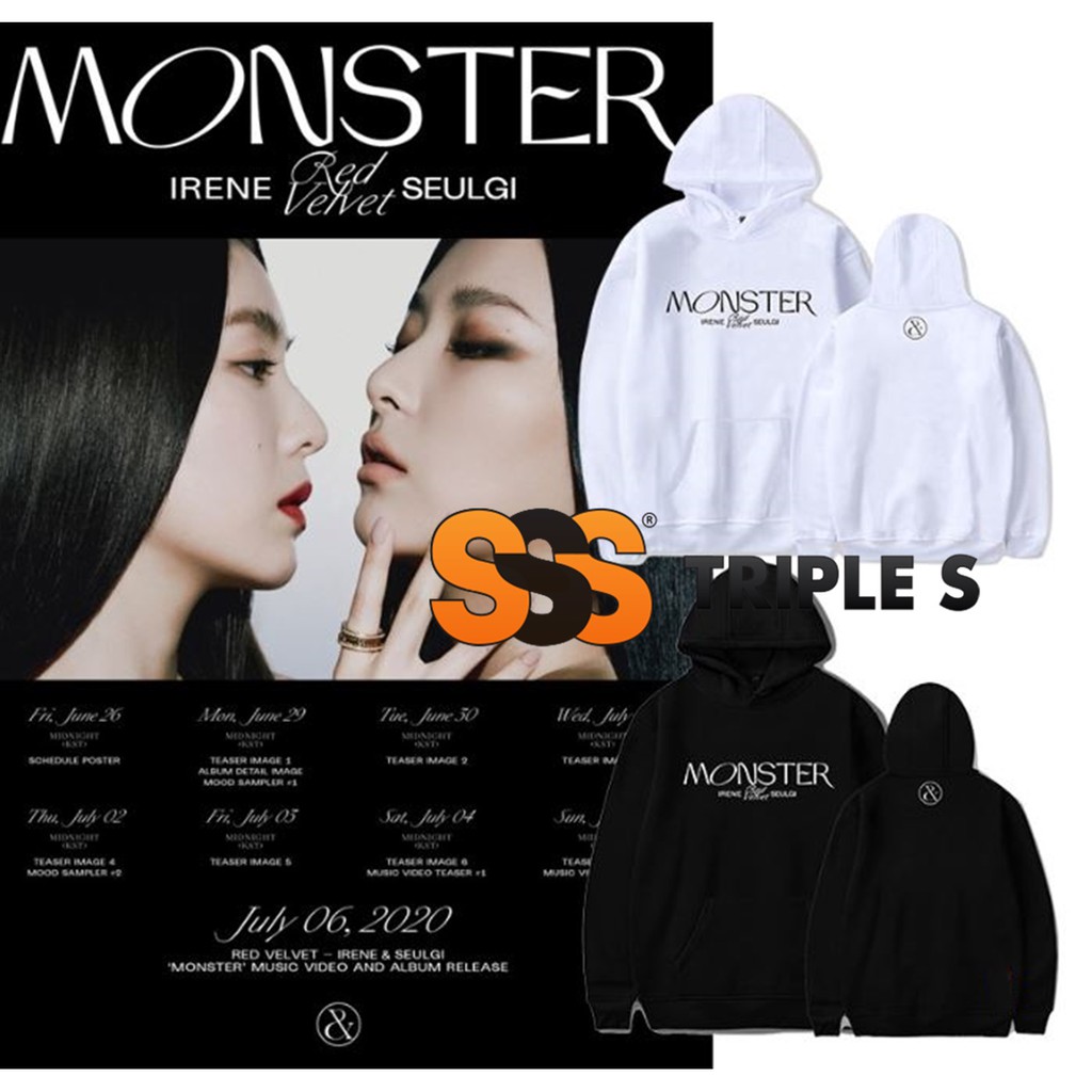 HOODIE JUMPER/SWEATER KPOP IRENE SEULGI RED VELVET MONSTER NEW ALBUM