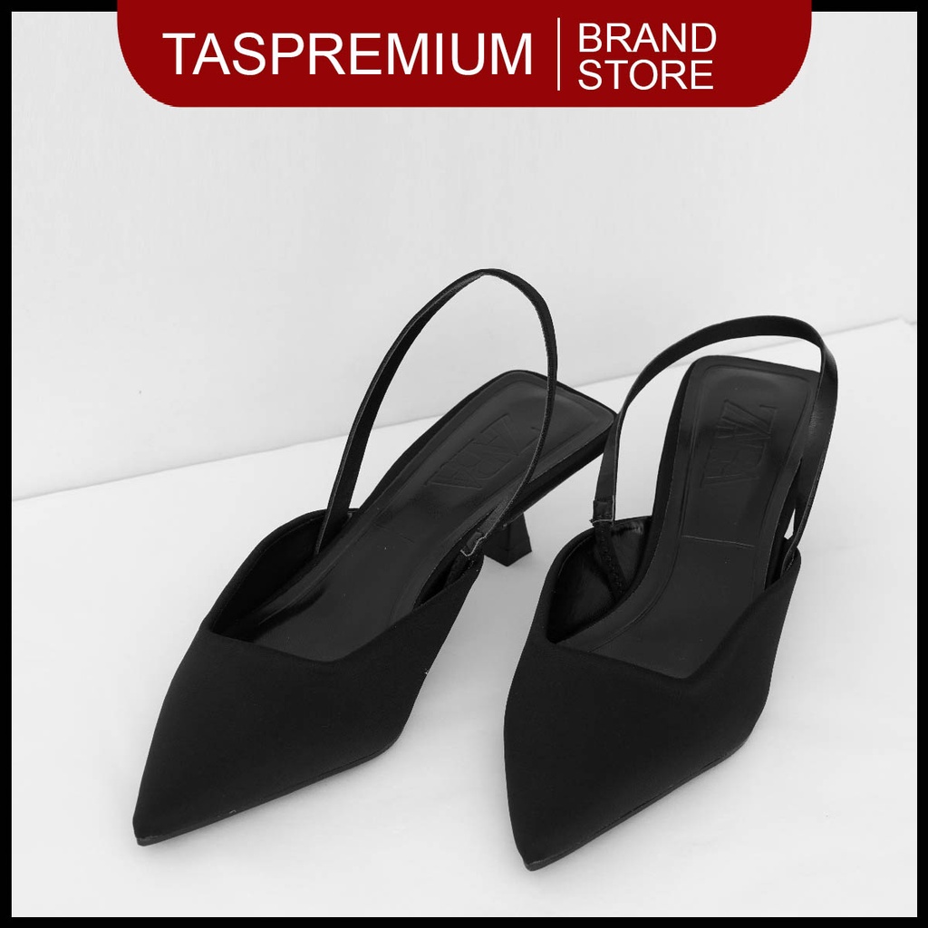 ZR 488 Sandal / Sendal Wanita Import Heels Purple / Black Murah Kekinian Kualitas Premium Korea Style  By Taspremium_id