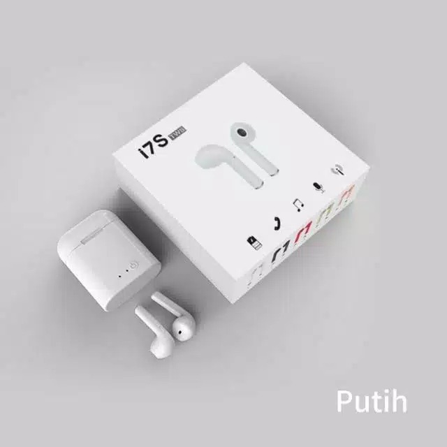 Henset Earphone Headset Bluetooth I7s - Tws Support bisa buat Iphone oppo xiaomi All smartphone-7