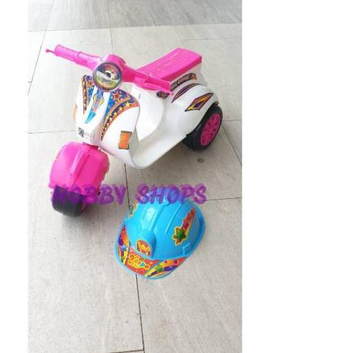 vespa dorong anak sg vc 162 polisi vespa anak mini vespa duduk anak vespa imut vespa imut