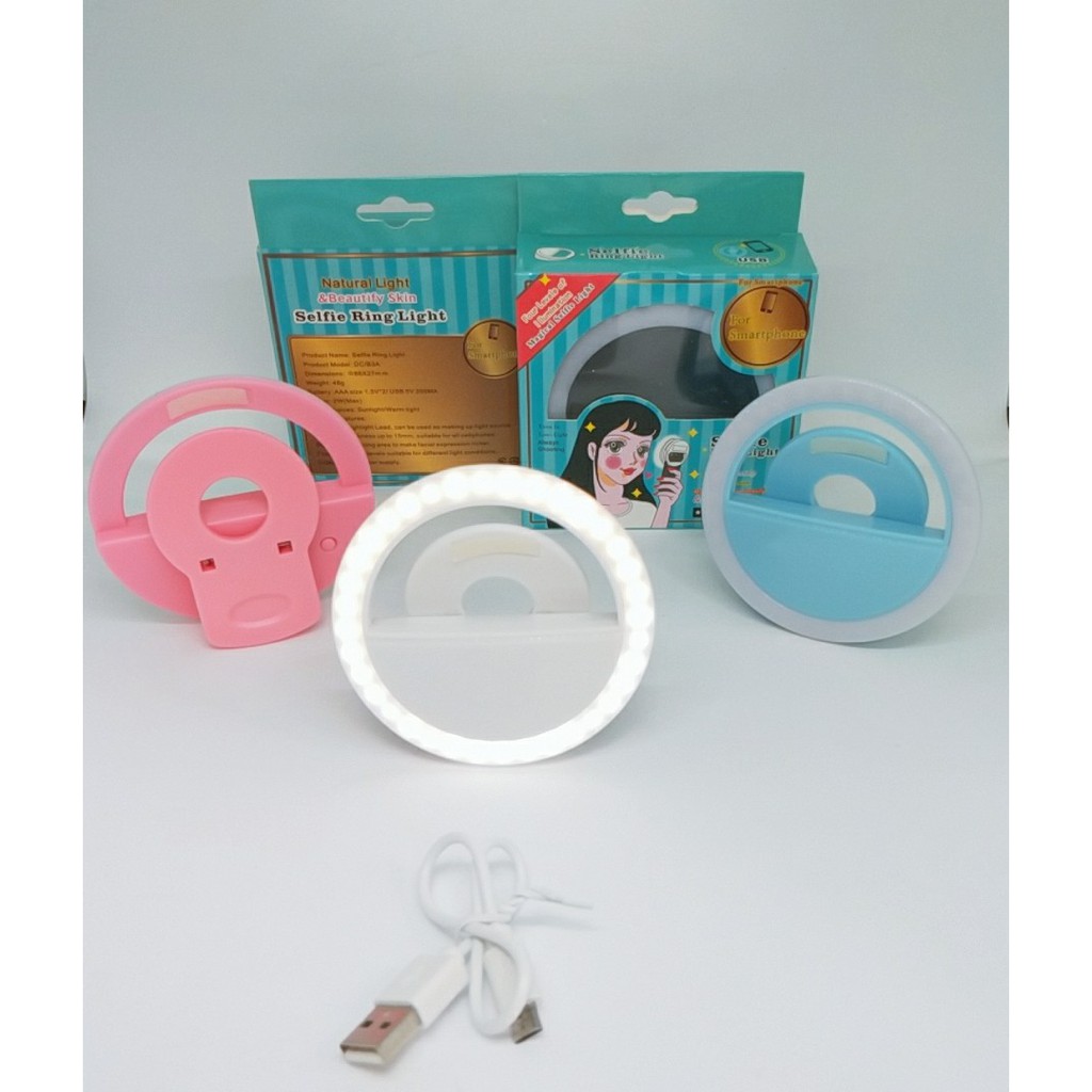 LAMPU LED SELFI RING LIGHT JEPIT ORIGINAL